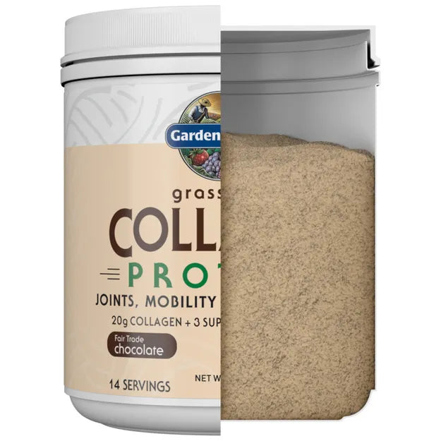 Garden of Life Grass Fed Collagen Protein Chocolate 588g POWDER
