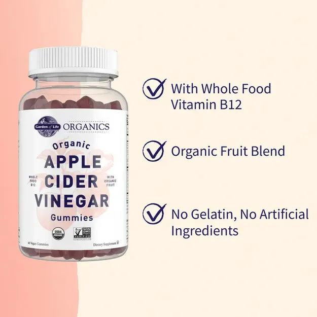 Garden of Life GOL Organics Apple Cider Vinegar 60ct GUMMY