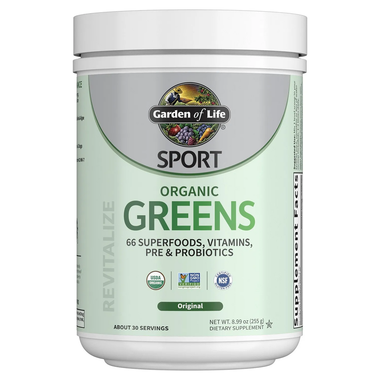 Garden of Life Sport Organic Greens Original 255g - POWDER