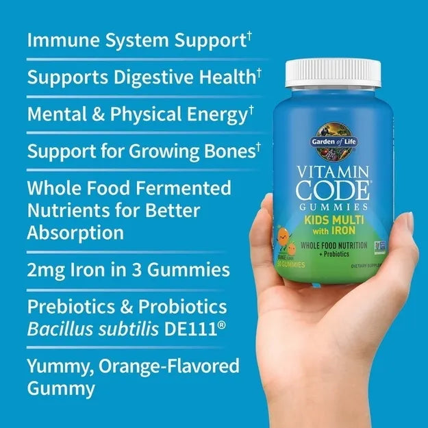 Garden of Life Vitamin Code Kids Multi Orange 90ct GUMMY