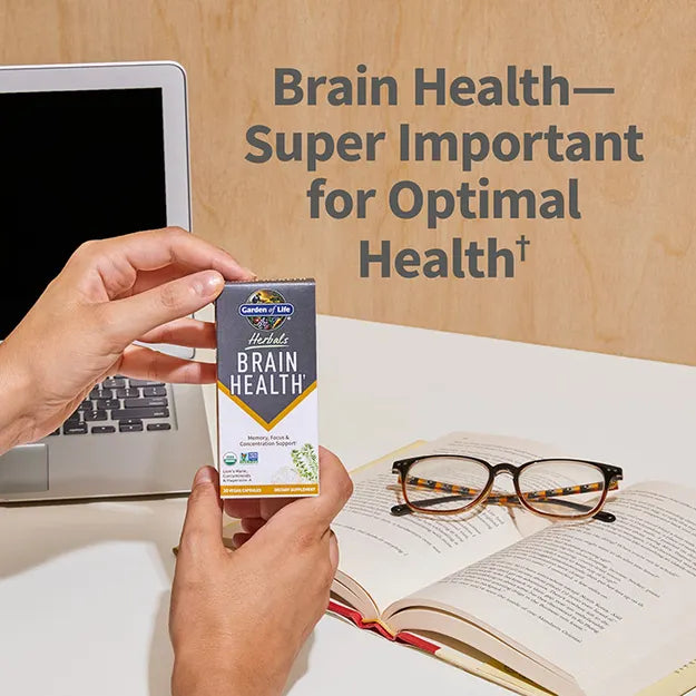 Garden of Life GOL Herbals Brain Health 30ct CAPSULES