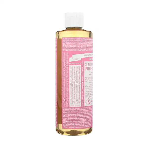 DR. BRONNER'S MAGIC SOAPS ORGANIC CASTILE LIQUID SOAP ROSE 8OZ