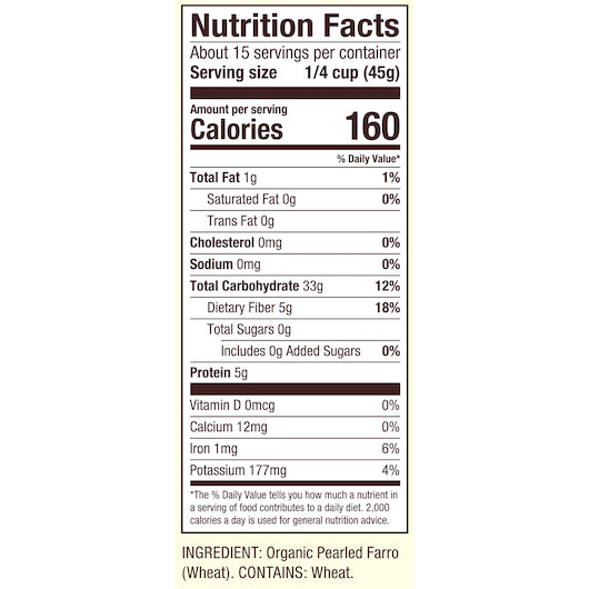 BOB`S RED MILL Farro 24 OZ