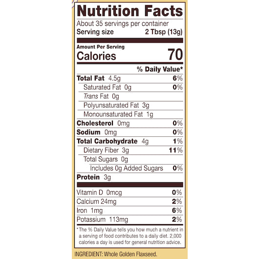 BOB`S RED MILL Golden Flaxseed Meal 16 OZ