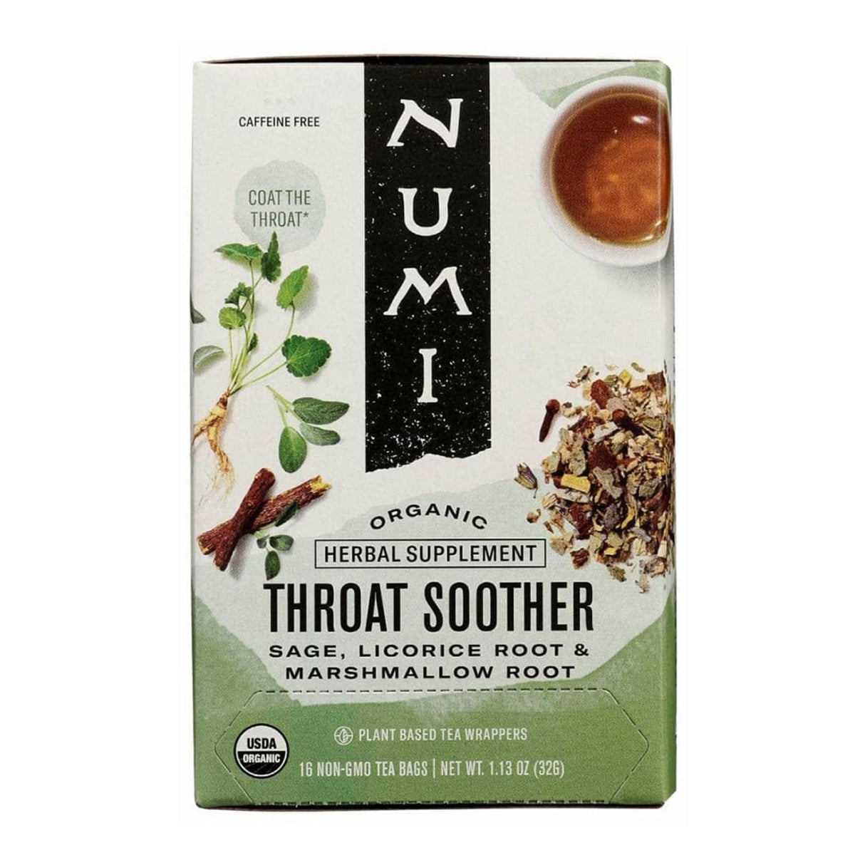 NUMI TEAS Throat Soother Tea 16 BAG