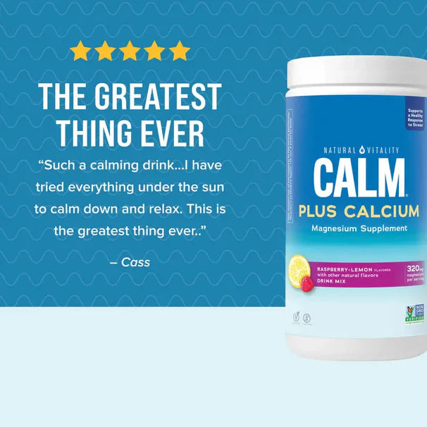 CALM PLUS CALCIUM RASPBERRY LEMON 16OZ