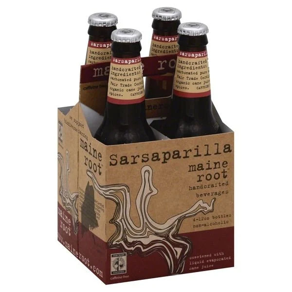 MAINE ROOT Sarsaparilla 4 Pk 12 OZ
