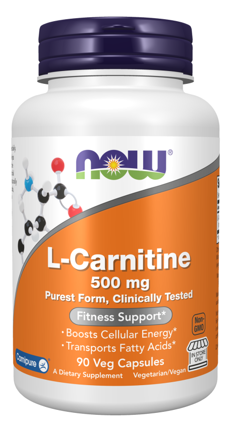 Now CARNITINE 500mg 90 VCAPS