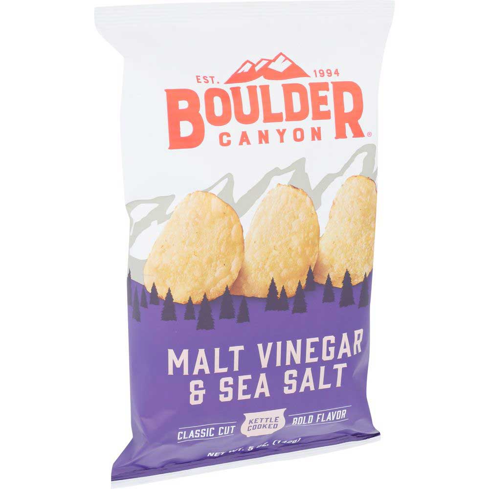 BOULDER CANYON Malt Vinegar & Sea Salt 5 OZ