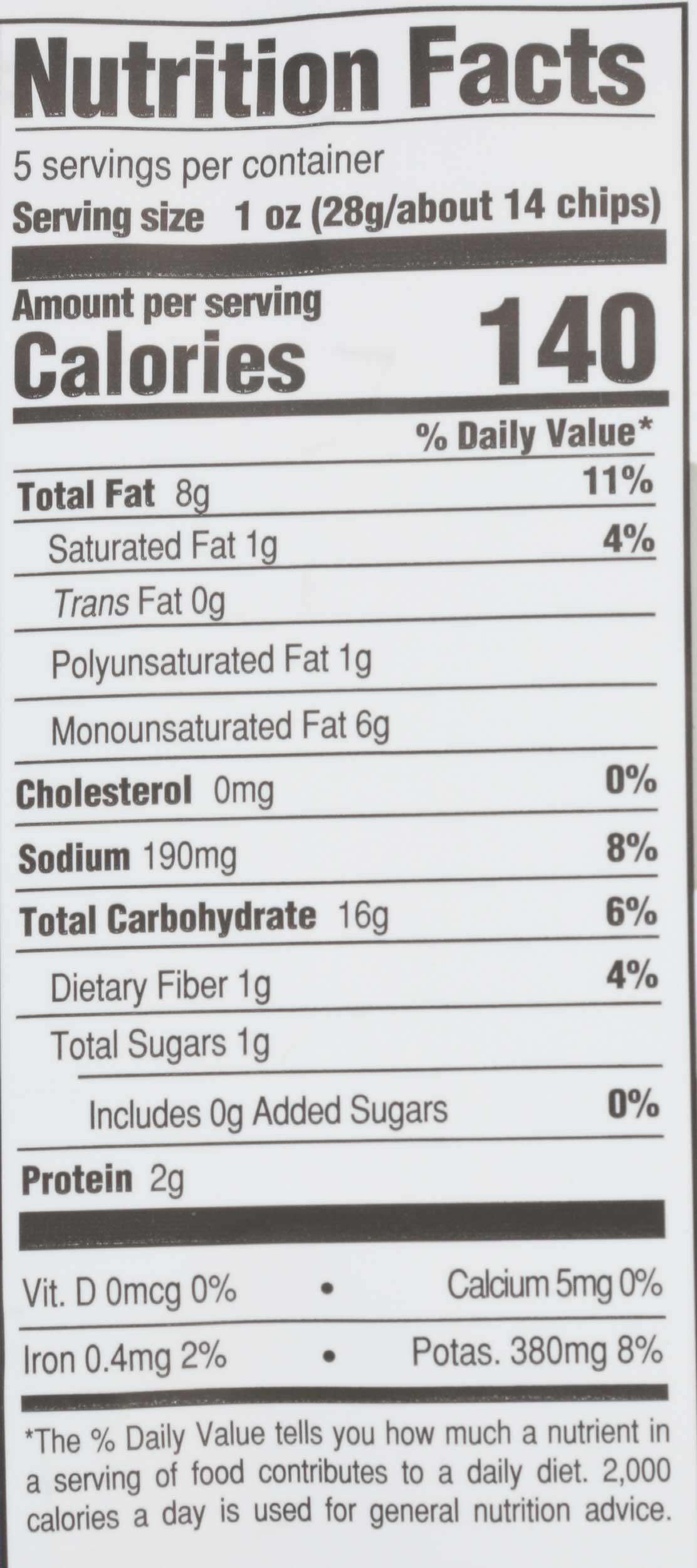 BOULDER CANYON Malt Vinegar & Sea Salt 5 OZ