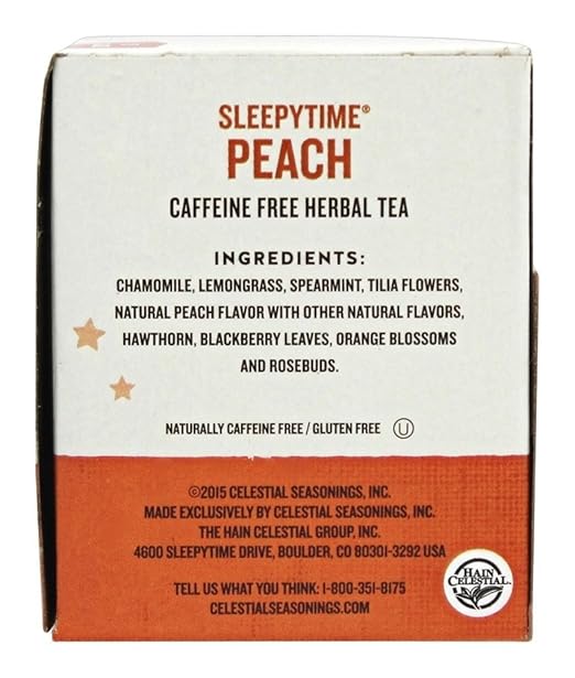 Sleepytime Peach Herbal Tea