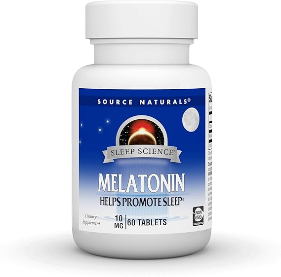 SOURCE NATURALS SLEEP SCIENCE MELATONIN 10MG TAB 60T