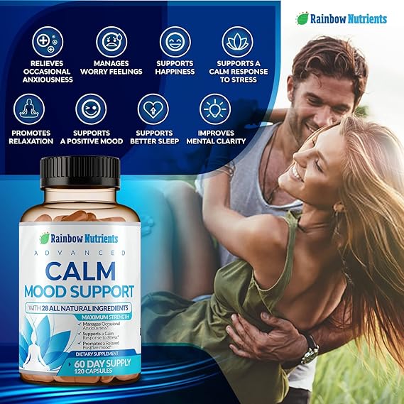 CALM MOOD & STRESS CAPSULES 120 CT
