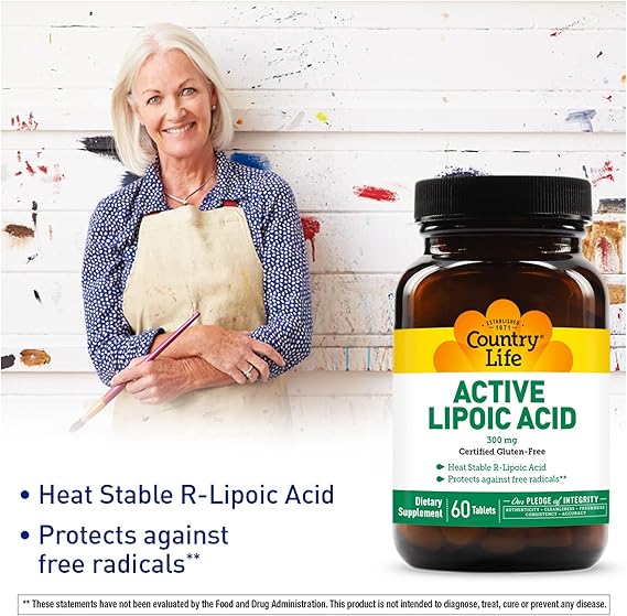 Country Life ACTIVE LIPOIC ACID 300MG 60 Tablet