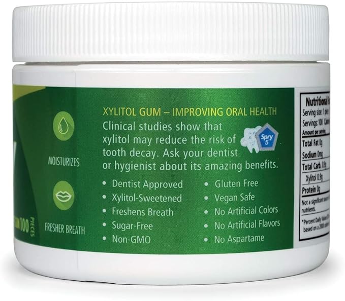 SPRY Bubble Gum 100 CT