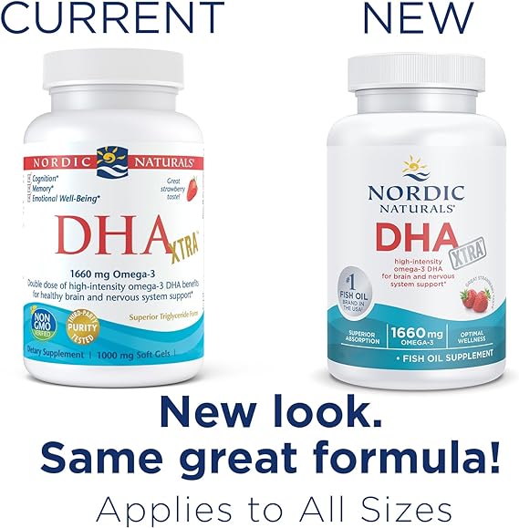 Nordic Naturals DHA Xtra 1660 mg 60 Soft Gels