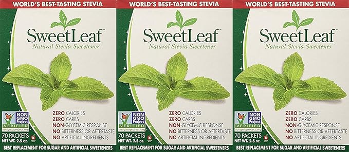 SWEET LEAF Stevia Plus Sweetener, Packets 70 CT