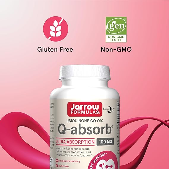 JARROW Ubiquinone CoQ10 Q-Absorb 100 MG