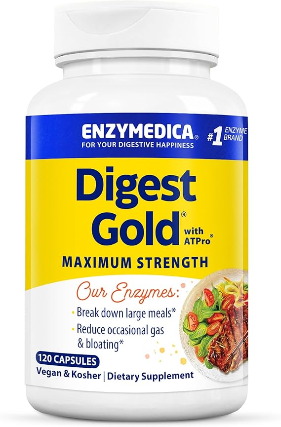 Enzymedica Digest Gold with ATPro 120 Capsules