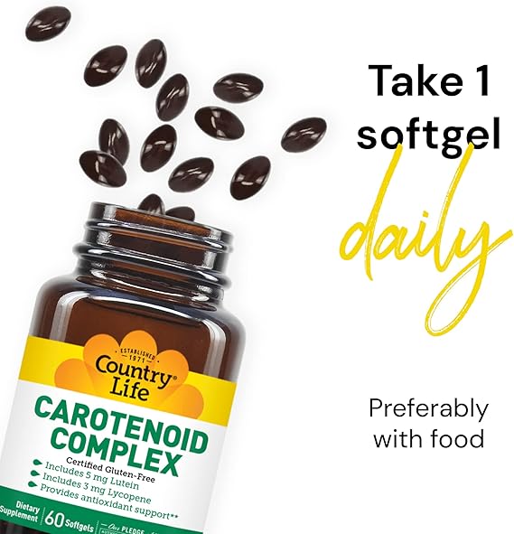 Country Life CAROTENOID COMPLEX 60 Softgel