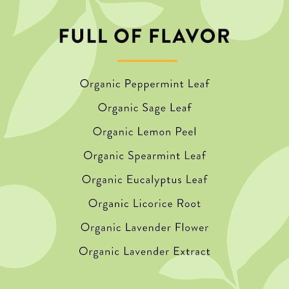 CHOICE ORGANIC TEAS Mint Sage Tea 16 BAG