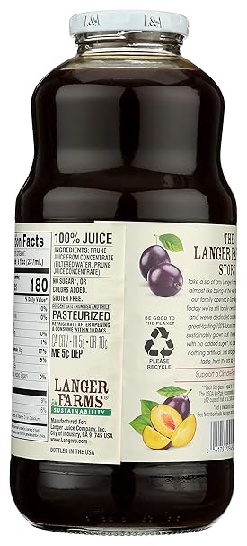 L & A JUICE All Prune 32 OZ