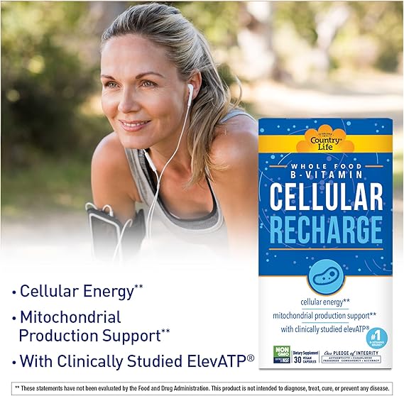 Country Life WHOLE FOOD CELLULAR RECHARGE 30 Capsule