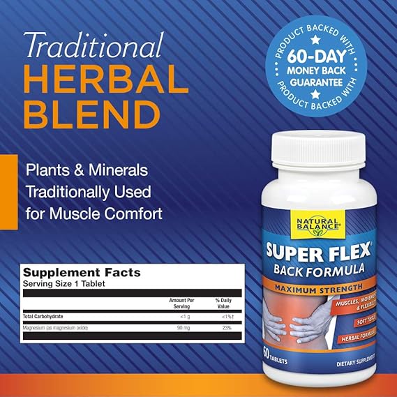 Natural Balance Super Flex® Back Formula 60ct