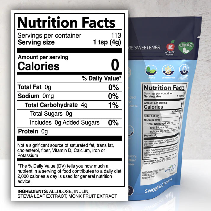 SWEET LEAF Granular Zero Calorie Sweetnr 16 OZ