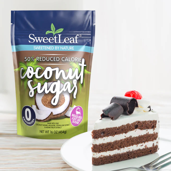 SWEET LEAF Reduced Calorie Coconut Sugar 16 OZ