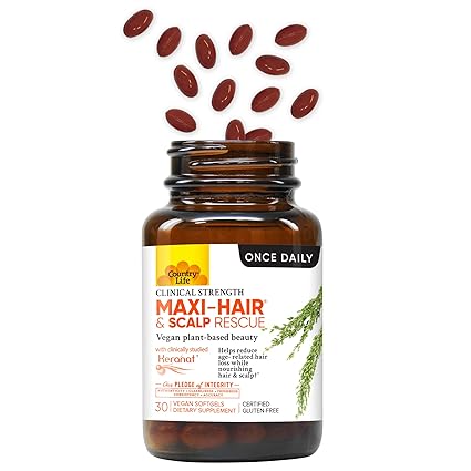 Country Life MAXI-HAIR & SCALP RESCUE 30 Softgel