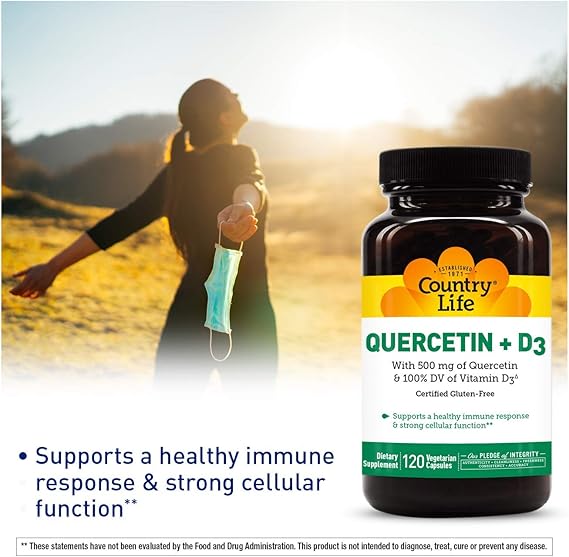 Country Life QUERCETIN + D3 90 Capsule