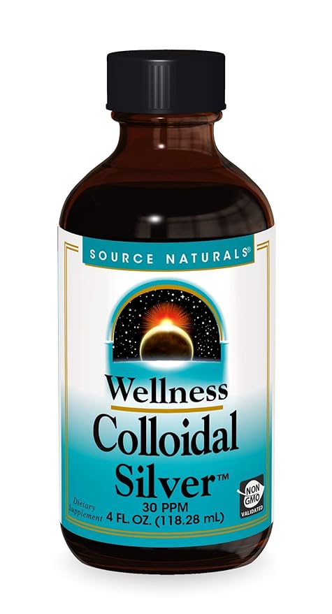SOURCE NATURALS WELLNESS COLLOIDAL SILVER 30PPM 4OZ