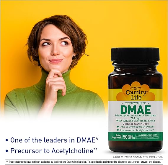 Country Life DMAE BITARTRATE 700MG 50 Capsule