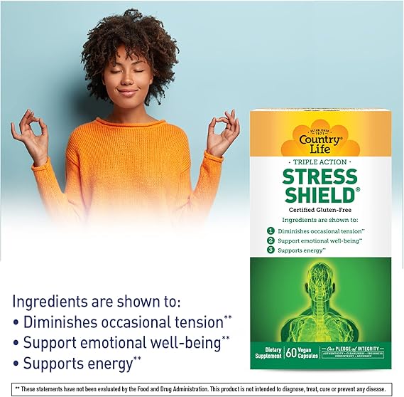 Country Life STRESS SHIELD 60 Vegicaps