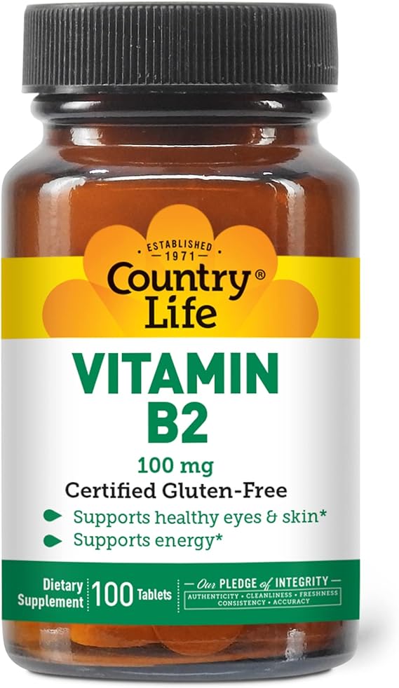 Country Life VITAMIN B-2 100MG 100 Tablet