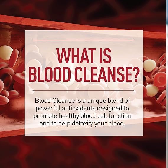 BLOOD CLEANSE HELPS DETOXIFY THE BLOOD PROVIDES ANTIOXIDANT SUPPORT