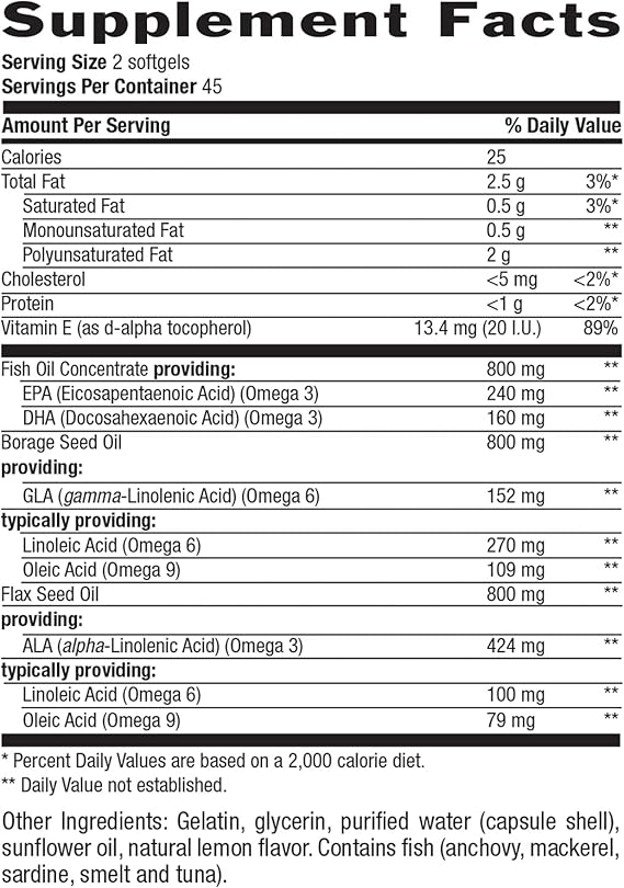 Country Life ULTRA OMEGA 3.6.9 COMPLETE 90 Softgel