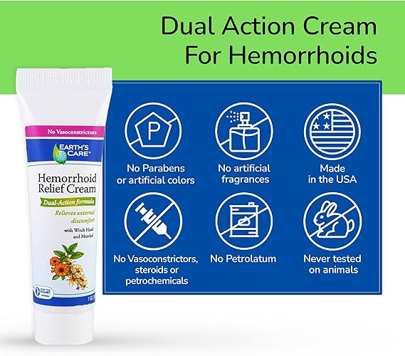 Earth's Care Hemorrhoid Relief Cream