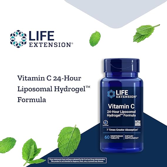 Life Extension Vitamin C 24-Hour Liposomal Hydrogel Formula