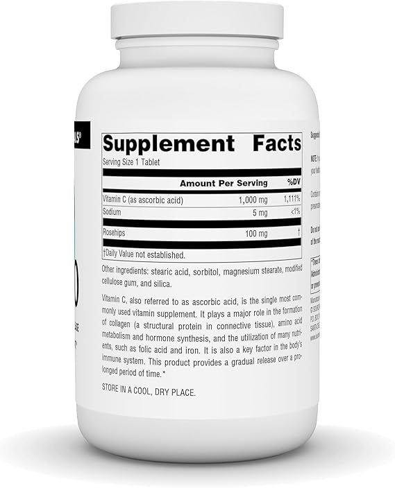 SOURCE NATURALS C-1000 TIME RELEASE 250T