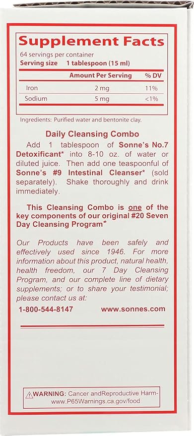 Sonne's #7 Detoxificant 32 fl oz