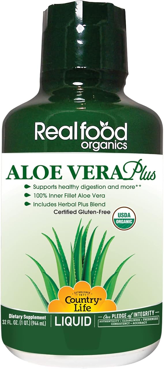 Country Life RFO ORGANIC ALOE VERA PLUS 32 Liquid