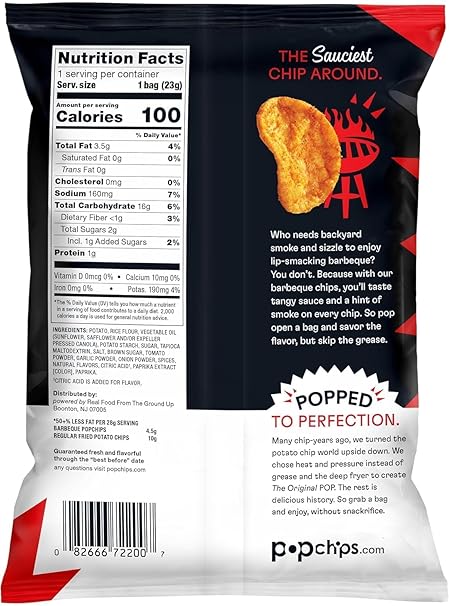 POPCHIPS BBQ 5 OZ