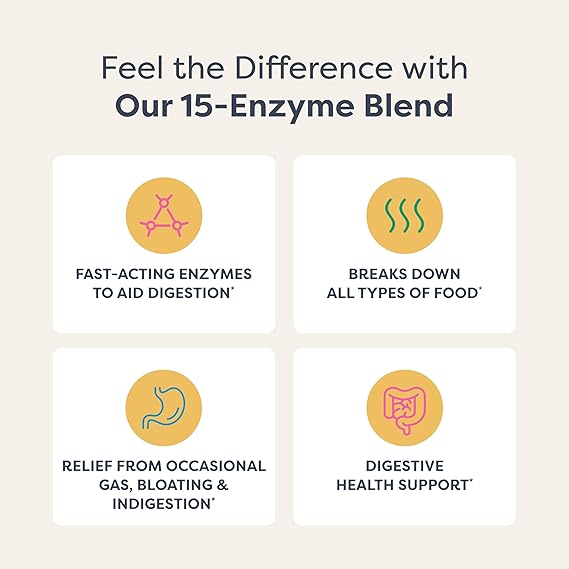 Renew Life Digestive Duo Probiotic + Enzymes 30 Vegetarian Capsules