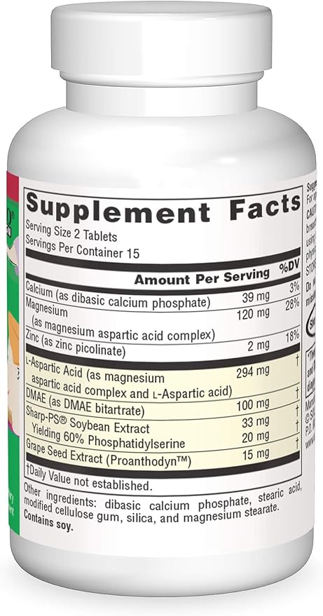 SOURCE NATURALS ATTENTIVE CHILD 60 TABS