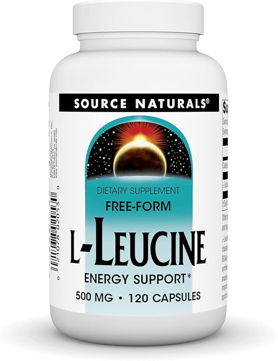 SOURCE NATURALS L-LEUCINE 500MG CAPS 120C