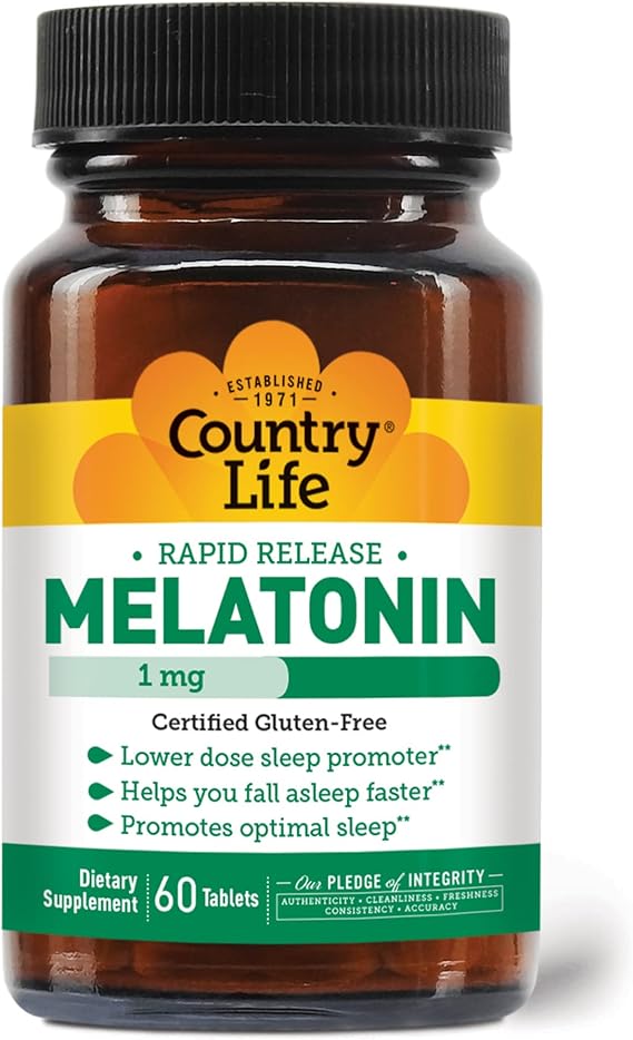Country Life MELATONIN 1MG 60 Tablet