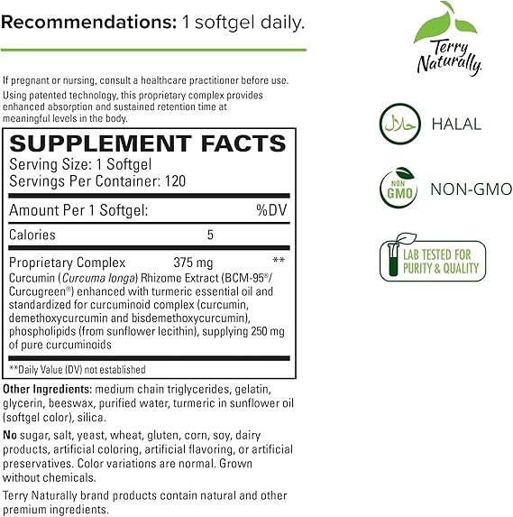 CuraMed 375mg Soft Gels Superior Absorption Curcumin