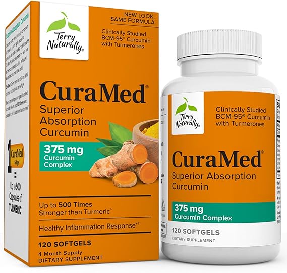 CuraMed 375mg Soft Gels Superior Absorption Curcumin